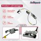 thumbnail image 5 of Cerrojo de puerta trasera con cable Forwinparts para Ford F-150 2004-2008 (lado izquierdo), 5 of 5