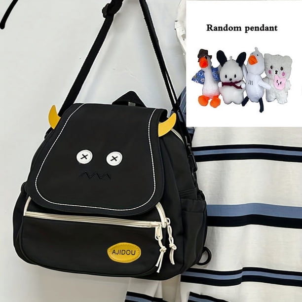 Boys Girls Mini Backpack Cartoon Crossbody Bag Dual-purpose Bag Cute Kindergarten School Bag