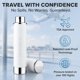 thumbnail image 4 of Atomizador de Perfume Travalo Walzer Blanco a prueba de fugas, 4 of 8