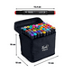 thumbnail image 2 of Marcadores Doble Punta 48 Plumones De Colores Lapices, 2 of 2