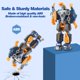 thumbnail image 4 of Juego de transformación de coches Toy Fuzzy Pixie Construction con 5 piezas, 4 of 9