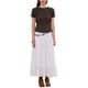 thumbnail image 2 of INSPIRE CHIC Top con Nido de Abeja para Mujeres Y2K Cuadros Manga Corta Cuello Redondo Volantes Fruncidos Camiseta M Marrón Oscuro, 2 of 6