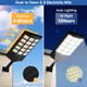thumbnail image 2 of Luces solares Aqraou 6500 K del anochecer al amanecer con mando a distancia, paquete de 2, 2 of 7