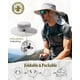 thumbnail image 4 of Sombrero Camptrace UPF 80+ de ala ancha con malla y solapa para el cuello, 4 of 6