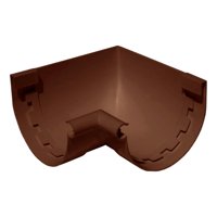 Conector Interior 110Mm Para Canaleta Agua Lluvia Café Dvp