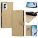 thumbnail image 3 of Cartera Protectora para Motorola Moto G Power 2024 con Soporte, Dorado, 3 of 6