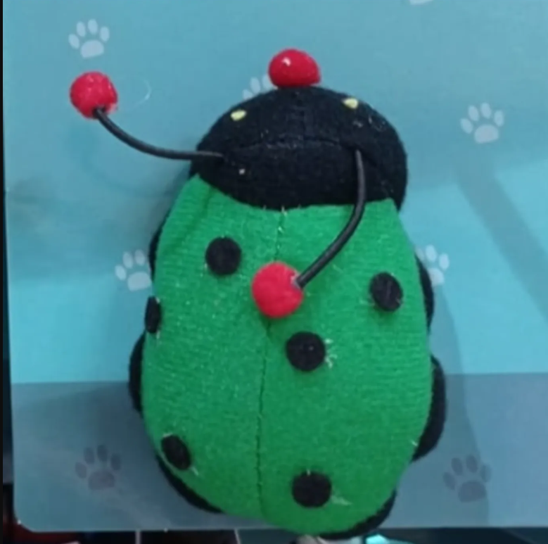 Genérico - Juguete Chinitas A Cuerda Para Gatos Verde