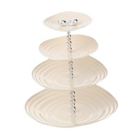 Bothyi - Bandeja Para Servir En Niveles Bandeja Para Servir De 4 Niveles Para La Celebración Del Baby Shower De Año Nuevo