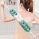 thumbnail image 4 of Esponja de lufa larga para ducha, paquete de 3, esponja trenzada elástica, esponja exfoliante de espalda de malla para baño, esponja corporal para hombres y mujeres, 4 of 5