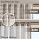 thumbnail image 4 of Cortina Madison Park Anaheim Cabin Plaid 50 x 63 cm, color marrón, 4 of 7