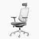 thumbnail image 3 of Silla Oficina Chic con cabecero Gris claro, 3 of 9
