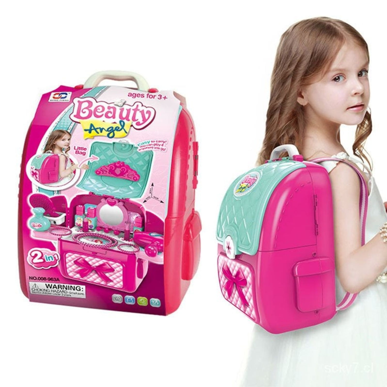 Genérico - Mochila Con Accesorios Belleza