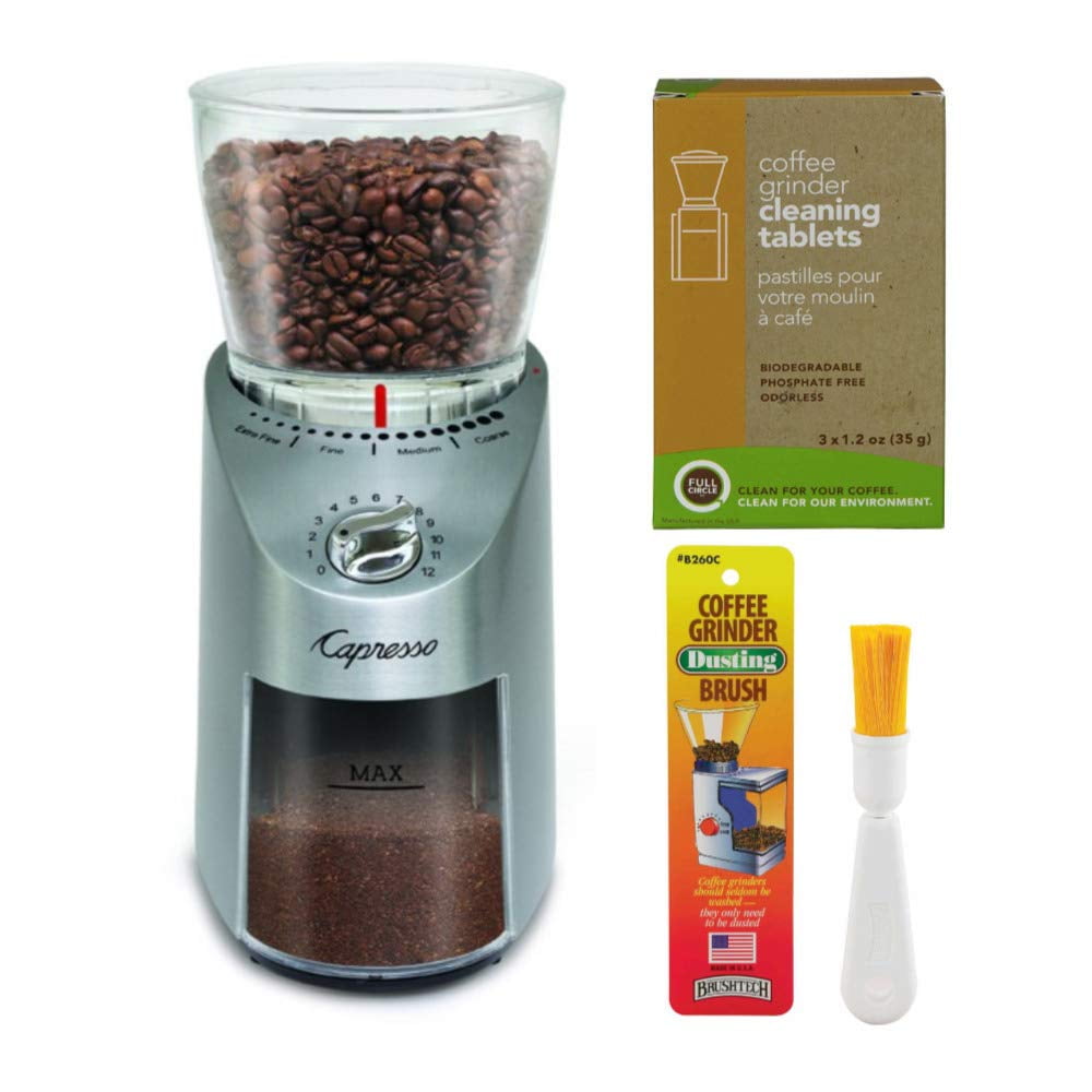 Molinillo De Café Capresso 575.05 Infinity Plus De Acero Inoxidable