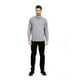 thumbnail image 5 of Polera Pique Quebec Manga Larga Gris Hombre, 5 of 7