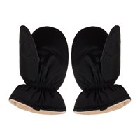 Magideal - Manoplas De Plumón, Guantes Para Clima Frío, Resistentes Al Viento, Resistentes Al Agua, Cómodas Y Cálidas, Guantes Para Nieve, Guantes De Esquí Para Negro