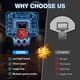 thumbnail image 4 of Aro de baloncesto Legtce Mini con marcador LED y 4 pelotas, 4 of 6