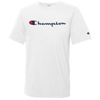 Camiseta Champion Heritage Script Logo Blanca Para Hombre