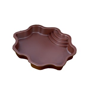 Ioensy - Tazón De Terrario Plato De Alimentación Para Reptiles Para Dragones Barbudos Suministros Para Mascotas Lagartos Marrón Oscuro