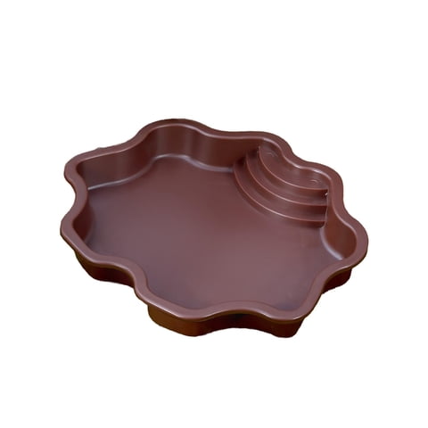 Ioensy - Tazón De Terrario Plato De Alimentación Para Reptiles Para Dragones Barbudos Suministros Para Mascotas Lagartos Marrón Oscuro