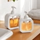thumbnail image 1 of 2pcs Clear Soap Dispenser Bottles, Press-type Lotion Dispenser, Large Capacity Empty Bottle, Lotion Press Bottle For Shampoo, Laundry Detergent, Shower Gel, Hand Soap, 1 of 4