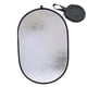 thumbnail image 2 of Reflector De Luz Plegable Compacto Plegable 2 En 1 Para Iluminación De Fotografía S Plata Blanco, 2 of 5