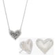 thumbnail image 1 of Collar y Aretes Kendra Scott Corazón Ari Baño de Rodio, 1 of 3