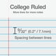 thumbnail image 5 of Cuadernos Oxford de 3 Materias, Renglón Universitario, 150 Hojas, Paquete de 2, 5 of 7