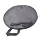 thumbnail image 1 of Bolsa de tambor mudo, bolsa de práctica de tambor mudo portátil de 12 pulgadas Bolsa de la almohadilla del paño de Oxford negro (negro), 1 of 3