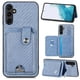 thumbnail image 3 of Funda Billetera Tejida para Samsung Galaxy A54 5G con Soporte y Tarjetero Azul, 3 of 4
