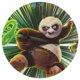 thumbnail image 3 of Kung Fu Panda Alfombra Redonda de Felpa Coral, Antideslizante, No Desprende Pelusas, Lavable y Duradera para Salón, Dormitorio y Habitación de Niños 60cm, 3 of 6