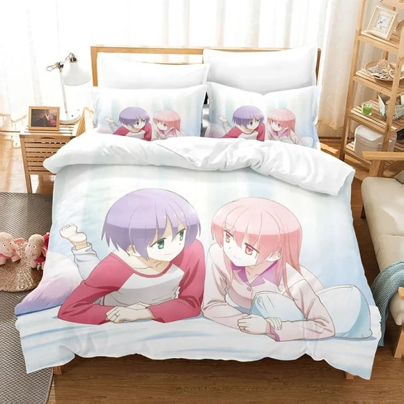 TONIKAWA Fly Me to the Moon Bedding Set,Duvet Cover Bed Set Quilt Cover Pillowcase, Size Boys Girls Adults Bed Sheets