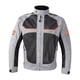 thumbnail image 3 of Chaqueta de motociclismo, chaqueta de Motocross, protección contra impactos, malla transpirable reflectante, abrigo de equipo protector para montar en Gris 4XL, 3 of 5