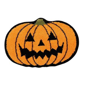 Magideal - Alfombra De Calabaza Para Halloween, Decoración Moderna Para Fiesta De Halloween, Felpudo Antideslizante, Felpudo Para Puerta De Entrada, Dormitorio D 50Cmx80Cm