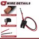 thumbnail image 5 of 1 Juego de cableado de casquillo de luz de señal de giro para Nissan Versa Note 2014-2019 No.26240AG000 Conector de arnés de bombilla de lámpara de estacionamiento, 5 of 7