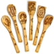 thumbnail image 1 of Set de utensilios de madera WOODLANDS USA de bambú, 6 piezas, 1 of 9