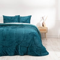 Mashini - Plumon Corduroy Coral Sherpa 2 P Petroleo