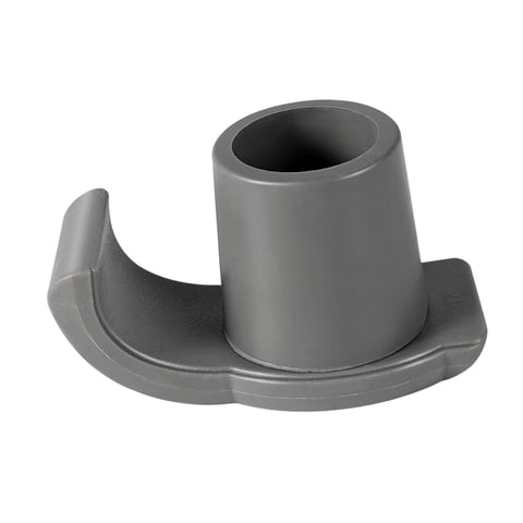 Magideal - Ski Glides Pies Puntas De Goma Cap Durable Para Tubos De 1 1/8 Pulgadas Herramienta Coaster Cap Gliders Ski Trail Pies Cubierta Para Accesorios Gris