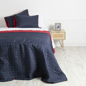 Mashini - Quilt Mf 2 P Marengo - Rojo