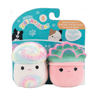 Pack 2 Peluches 10 Cm Para Mascotas Squishmallows