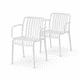 thumbnail image 5 of Pack 2 Sillas Olimpo Blancas Para Balcón Patio O Jardín, 5 of 7