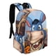thumbnail image 2 of El Niño León 2-theme Backpack, Campus style schoolbag Bookbag with Adjustable Shoulder Straps And Large Zip Compartment, Unisex Travel Bags.42x30x15cm, 2 of 6