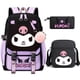 thumbnail image 1 of 3pcs Kuromi Backpacks Patchwork Capacity Women Men Travel Mochilas With Shoulder Bags Ins Laptop Teens School Bags, 1 of 3