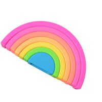 Magideal - 7 Bloques De Construcción Apilables, Bloques De Rompecabezas Anidados, Juguete De Equilibrio, Regalo Sensorial Para Niños, Niños, Niñas, Rompecabezas, Estilo A