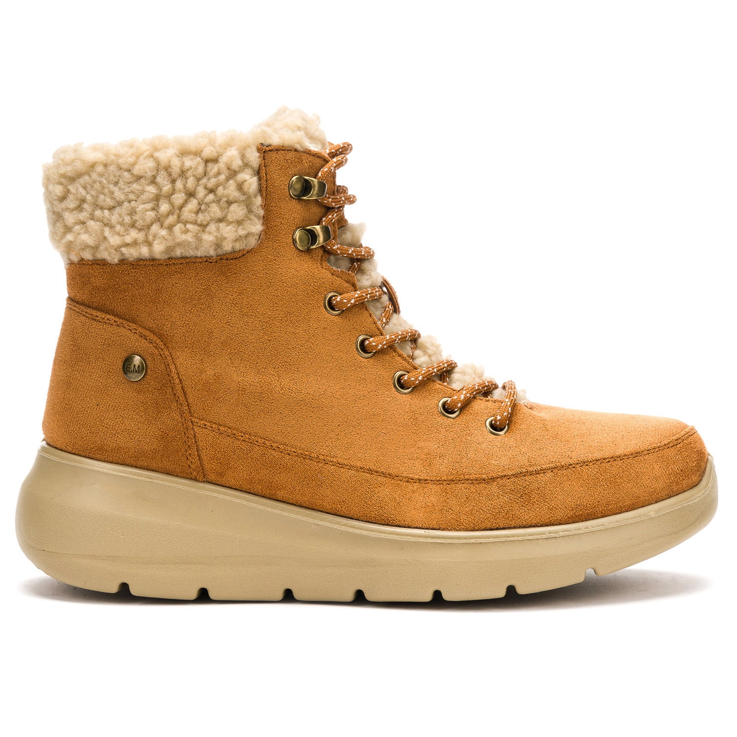 Botín Casual Mujer Camel Blau Chinitown