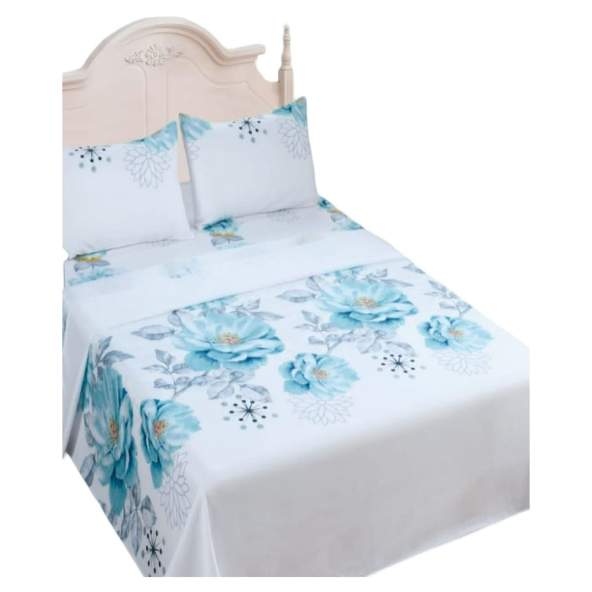 Genérica - Sábana Super King De 200 Hilos Algodón Suave 1n7