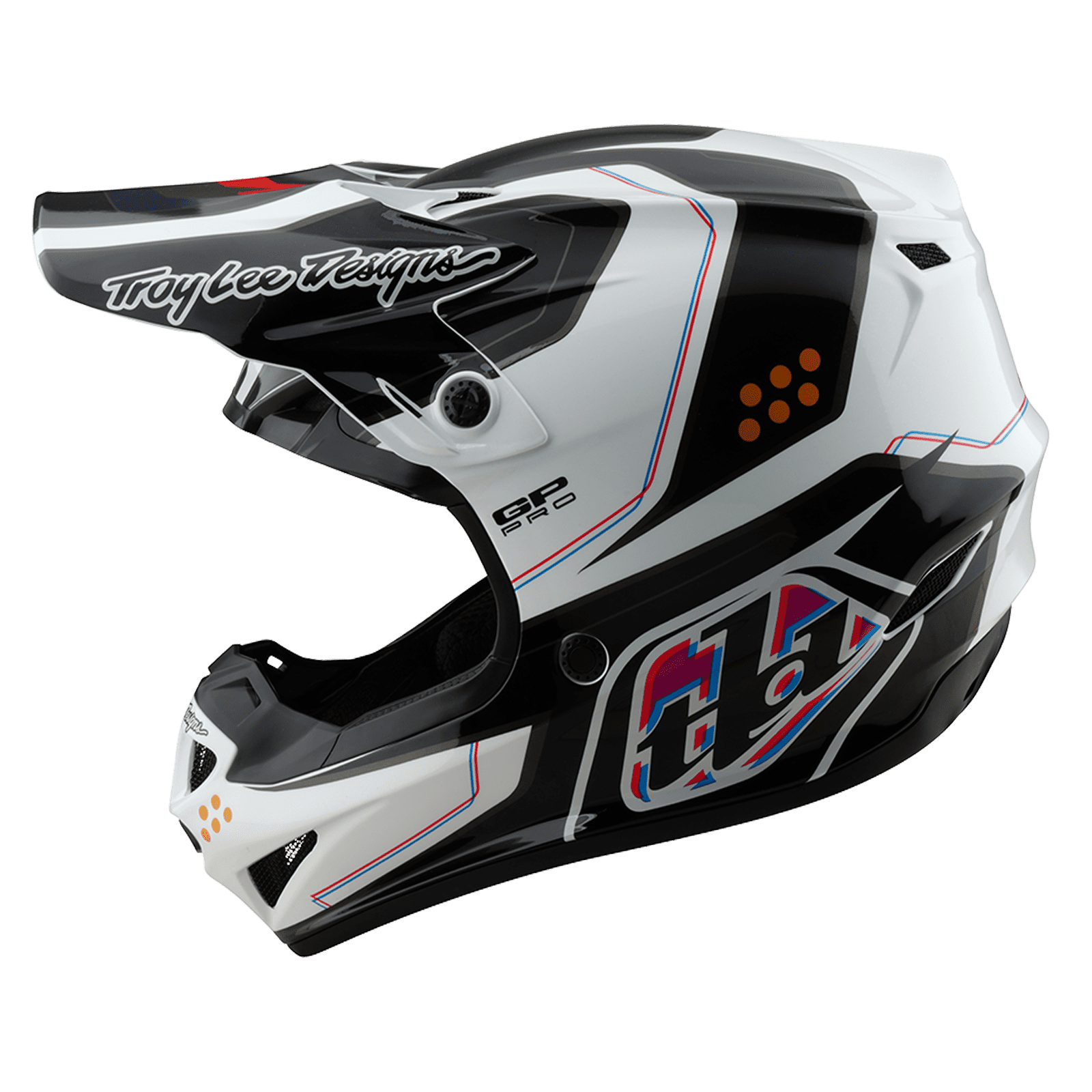 Casco Troy Lee Gp Pro Trooper White