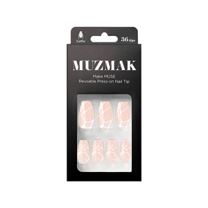 Muzmak - - Uñas Press On Objet Coffin 36 U.