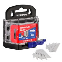 Cuchillas Multiusos Workpro, Paquete De 50 Unidades Con Dispensador, Acero Sk5