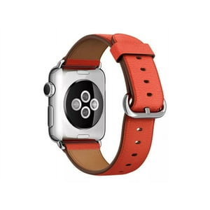 Genérico - Correa Cuero Compatible Iwatch Apple Watch 38/40/41Mm Naranja