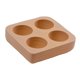 thumbnail image 1 of Soporte De Madera Para Huevos, Decoración Para La Encimera Del Refrigerador, Codorniz, Pato, Pavo, Gallina, Huevos De Doble Fila, 4 Ranuras, 1 of 5